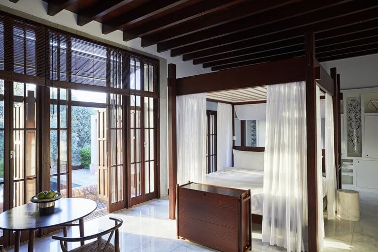 Pavilion room at Amanruya luxury hotel in Turkey