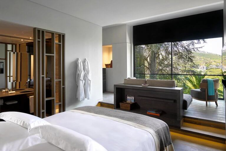 Suite at Six Sense Hotel with view of Douro Valley in Portugal