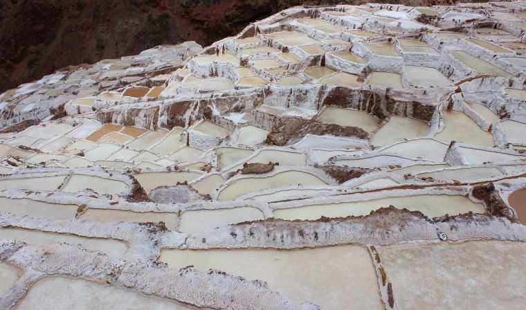 Maras salt terraces during luxury Peru tour