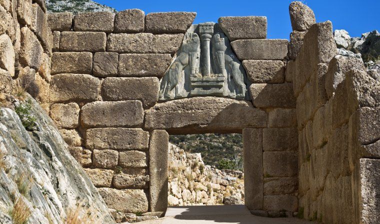 Lions Gate of Mycenae during luxury Greece tour