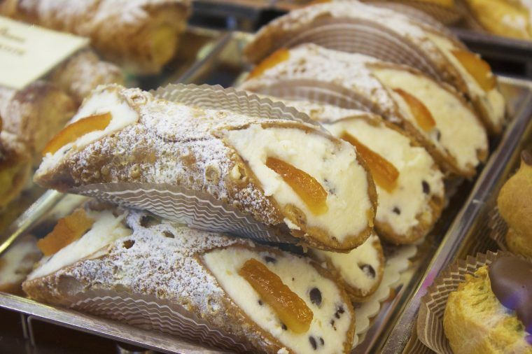close up of cannoli on a private sicily tour