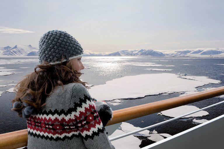 Cruising Icefields Afternoon Antarctica.