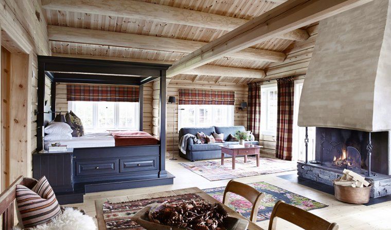 Suite at the luxurious Storfjord Hotel