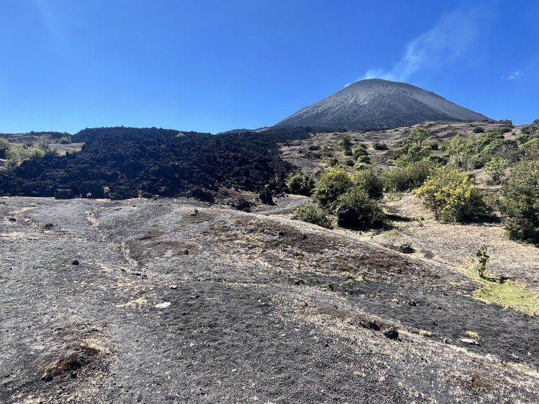 Pacaya volcano in Antigua in Guatemala