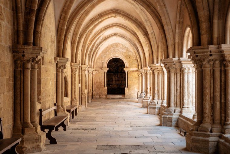 Interior view of Coimbra University during a private insider tour
