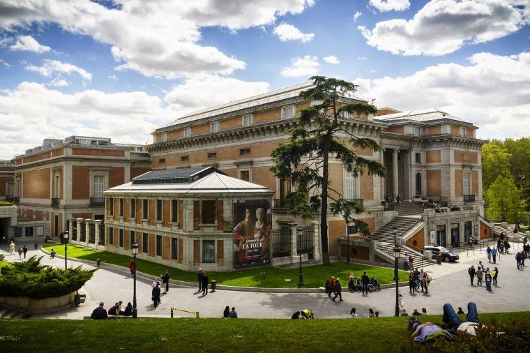 Exterior of the Prado Museum in Spain