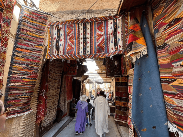 Private tour of the souks in Fes in Morocco during luxury tour