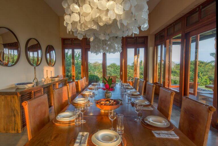 View of private kitchen at the AMA Estancia estate in Panama