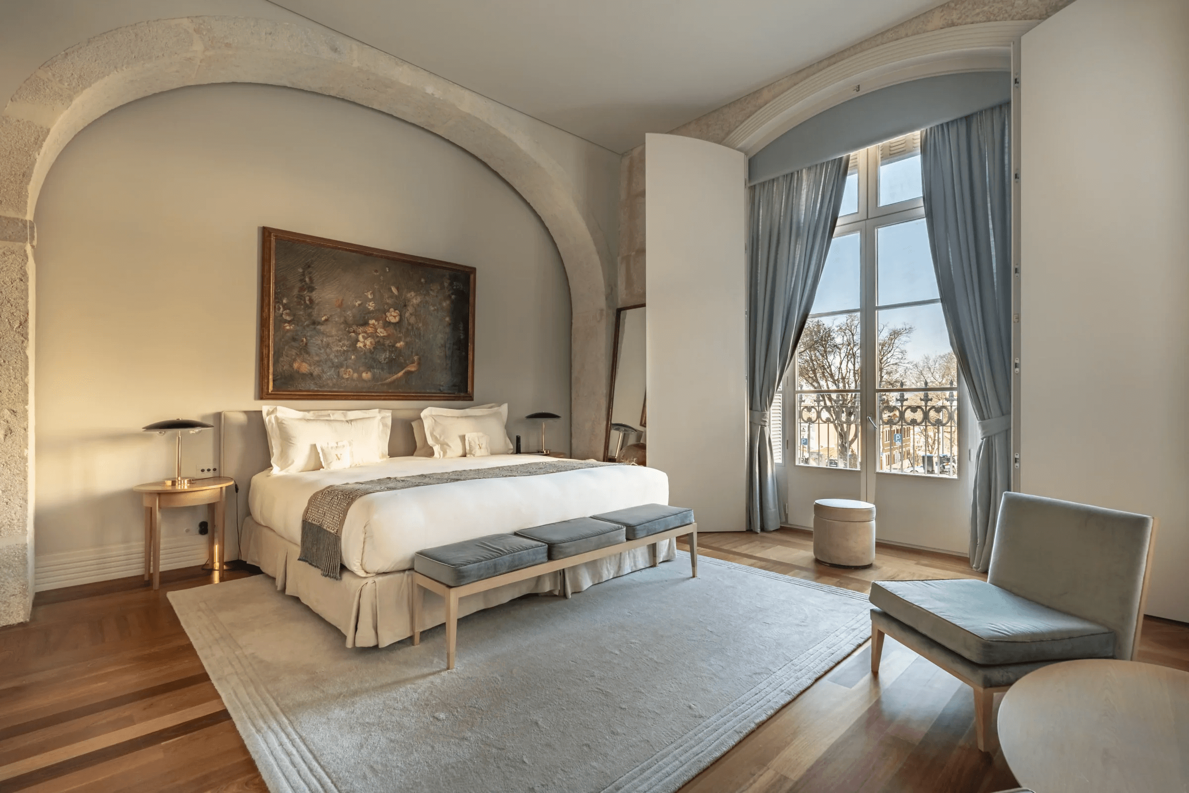 Suite at luxury hotel in Lisbon Portuga;