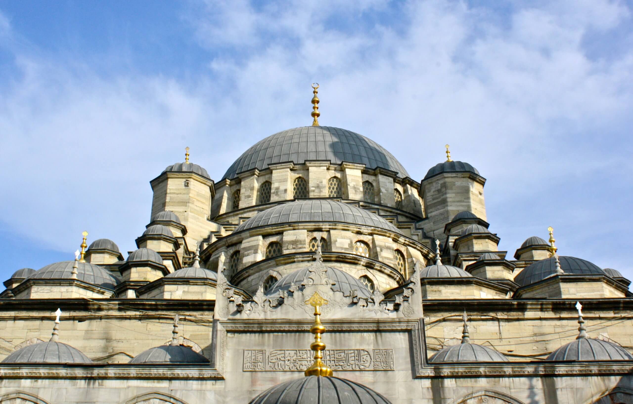 View of Blue Mosque exterior during exclusive access tour in Turkey