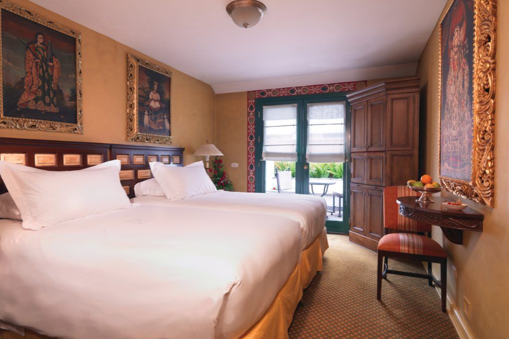 Luxury suite at Hotel Monasterio in Cusco in Peru