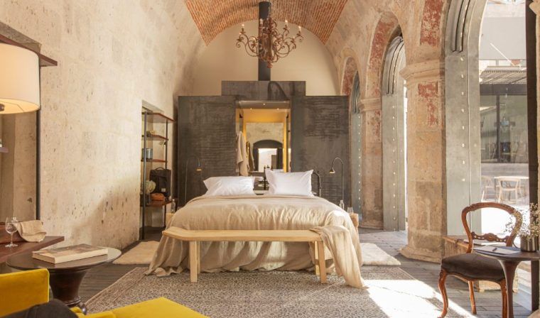 Deluxe suite at CIRQA luxury hotel in Arequipa in Peru