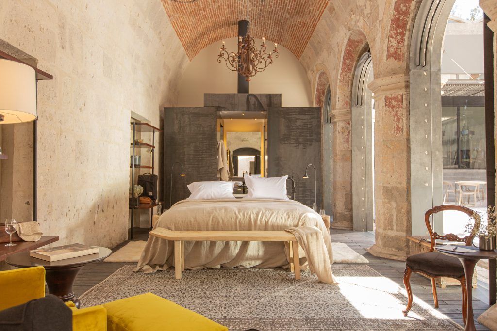 Deluxe suite at CIRQA luxury hotel in Arequipa in Peru