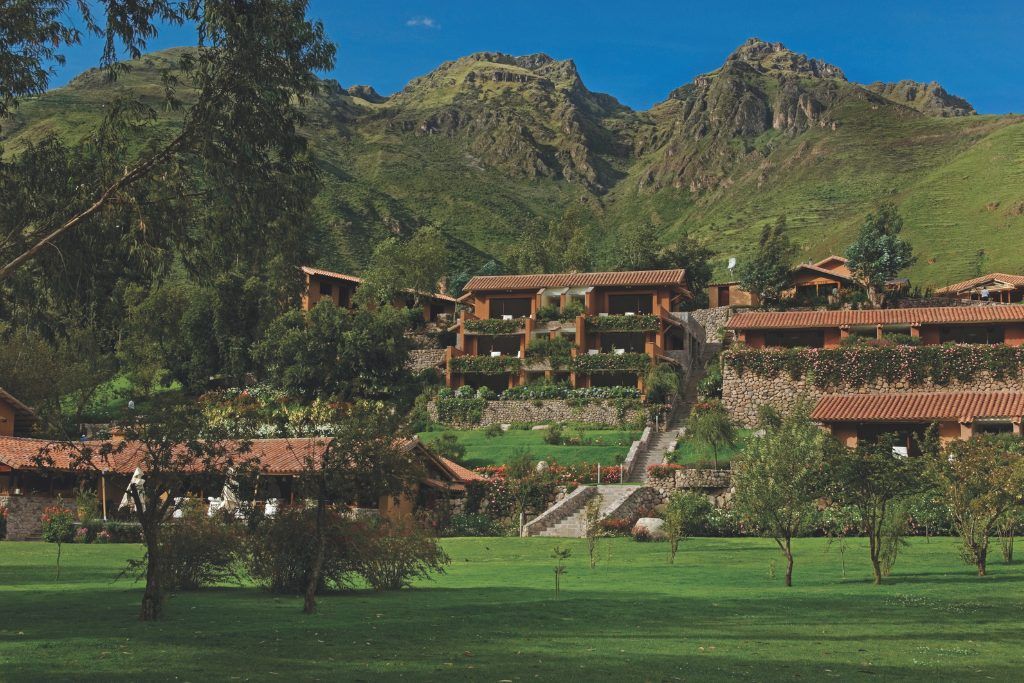 Exterior view of Rio Sagrado luxury hotel