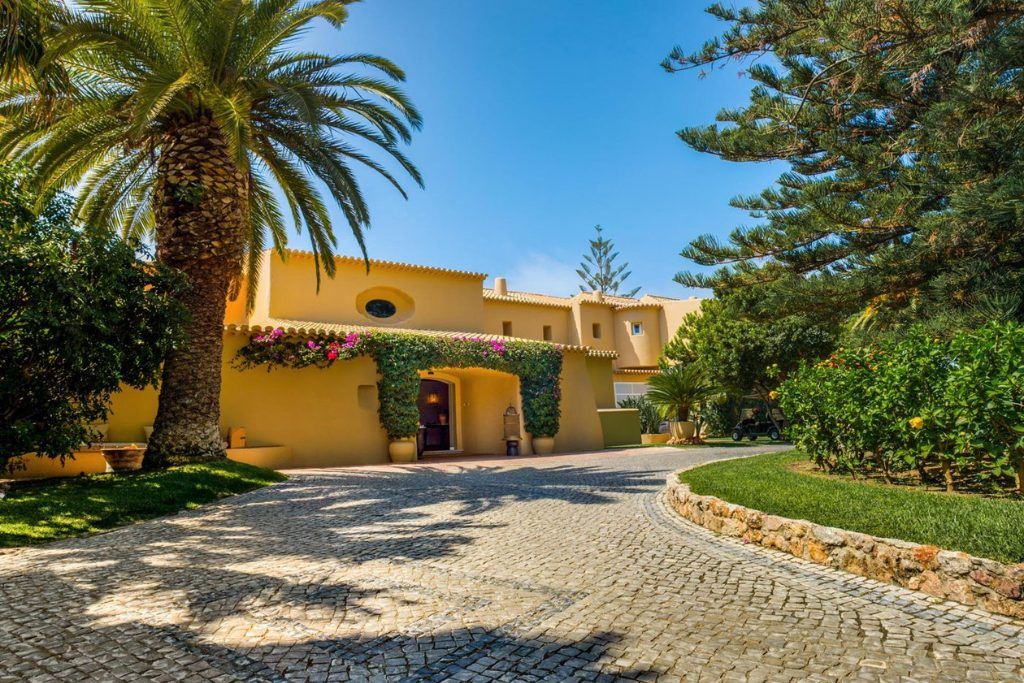 The sunny exterior of Villa Joya.