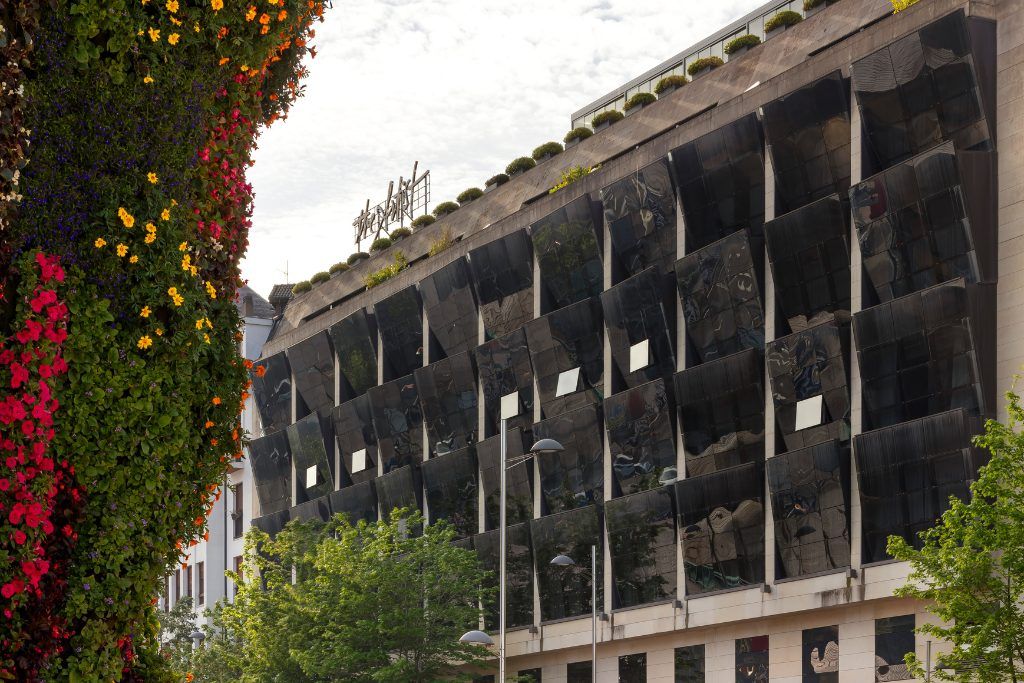 The facade of The Artist hotel in Bilbao.