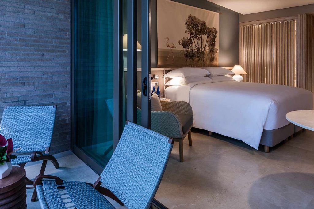 An evening view of one of the rooms at Sofitel Baru Calablanca.