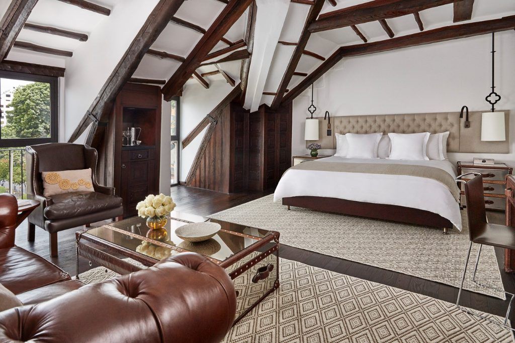 One of the rooms at the Four Seasons Casa Medina in Bogotá.
