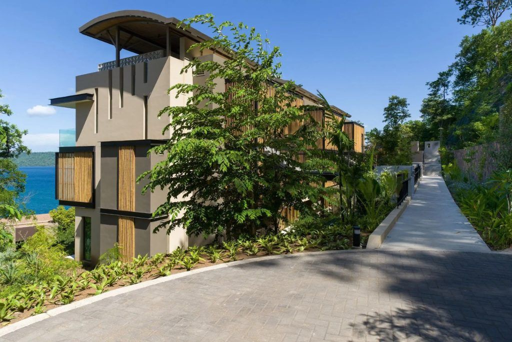The exterior of Andaz on the Papagayo Peninsula.