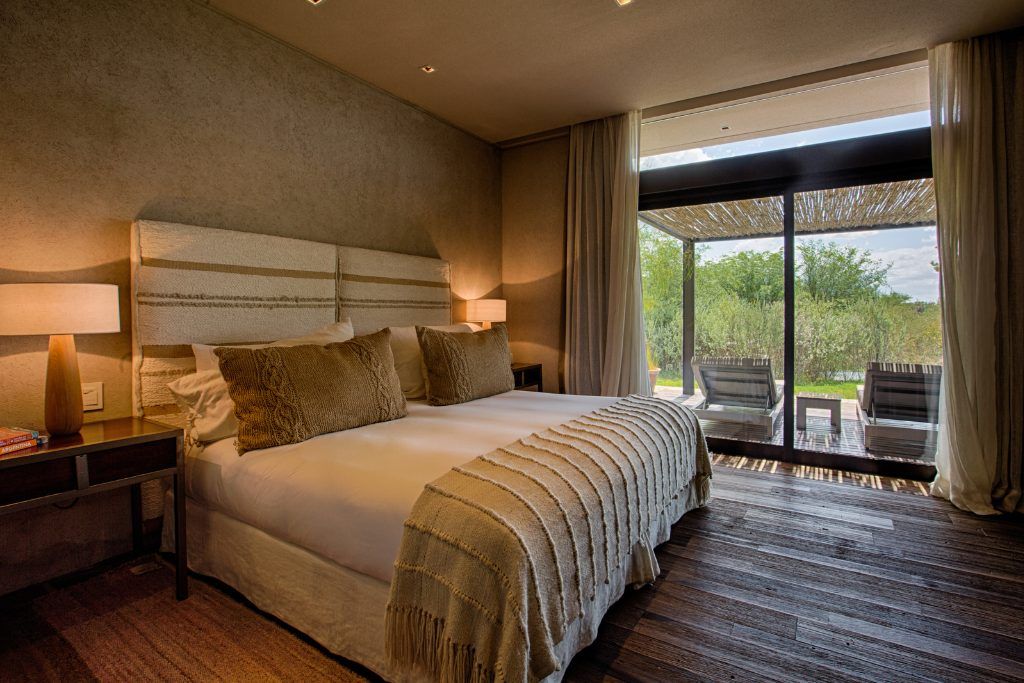 A bedroom at The Vines Resort & Spa in Mendoza, Argentina.
