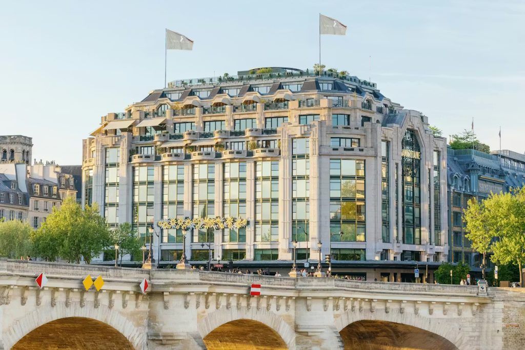 The exterior of the Cheval Blanc in Paris.