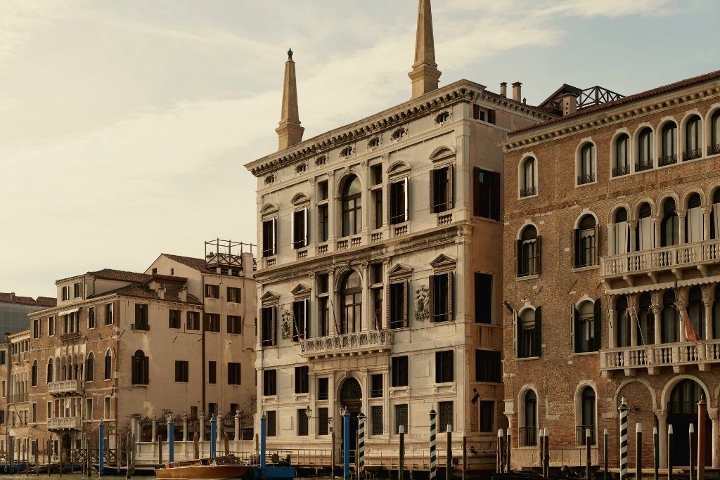 An exterior view of the Aman in Venice.