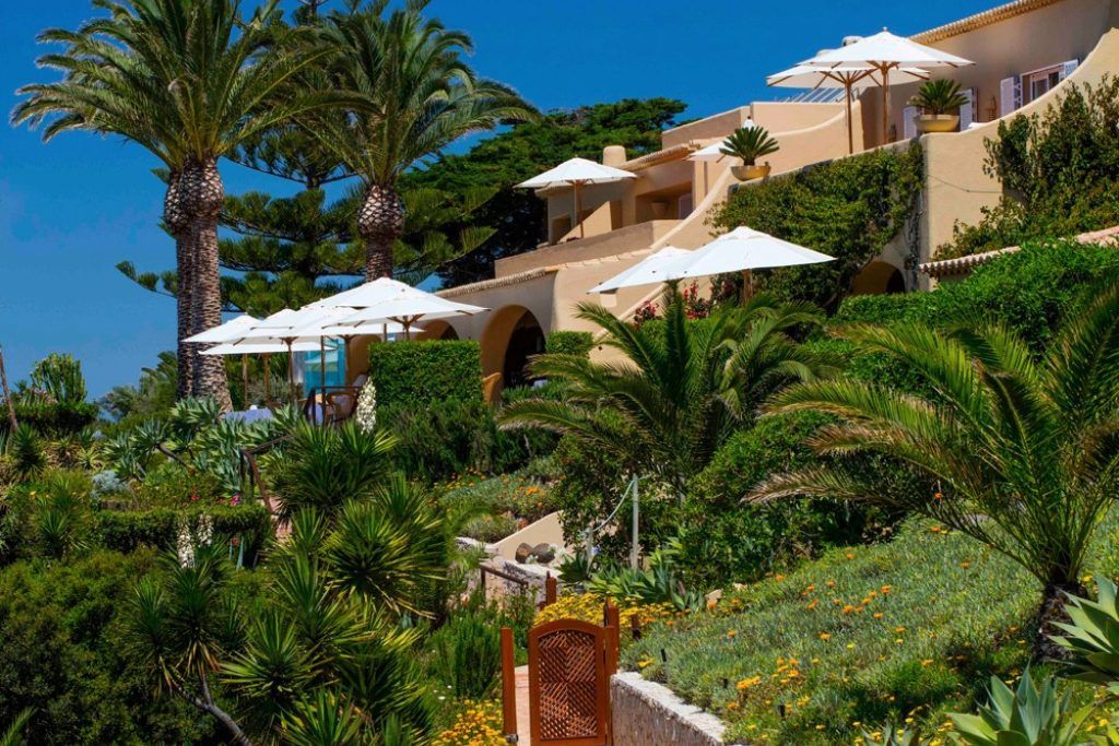 The gardens at Villa Joya.