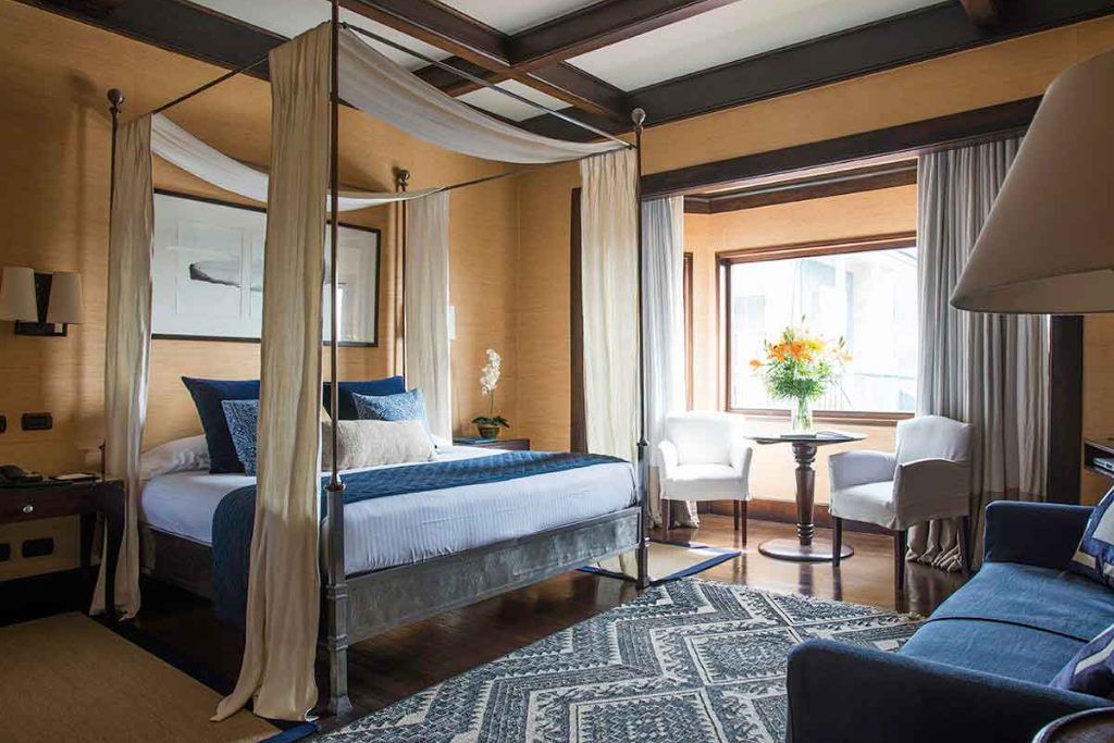 One of the bedrooms at Casa Higueras.