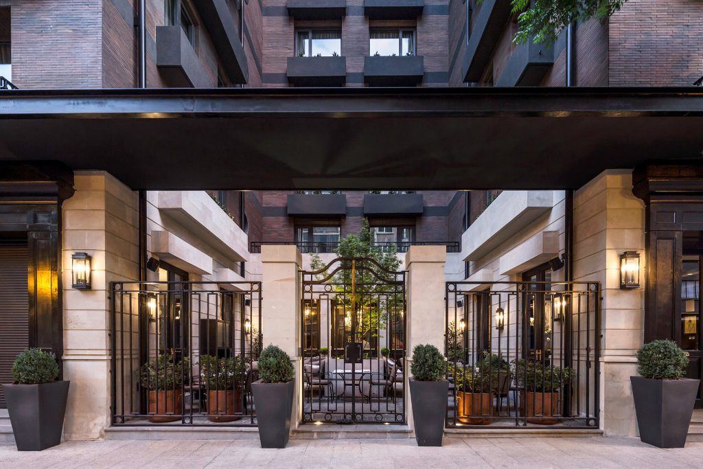 The exterior of The Singular Santiago hotel.