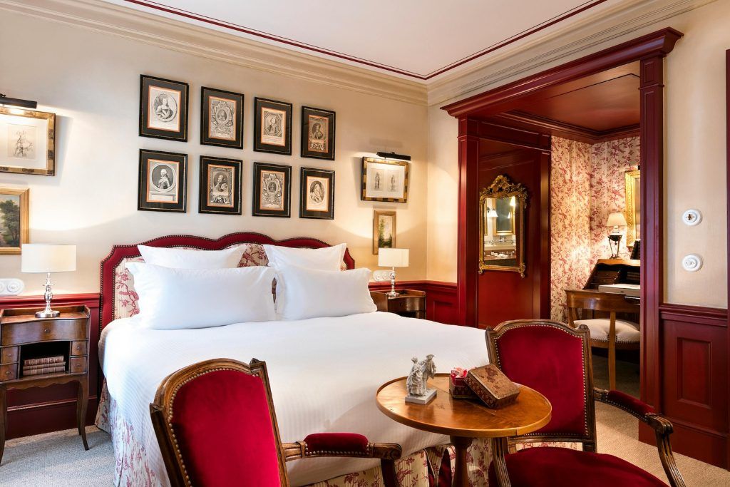 One of the rooms at La Bastide in Provence.