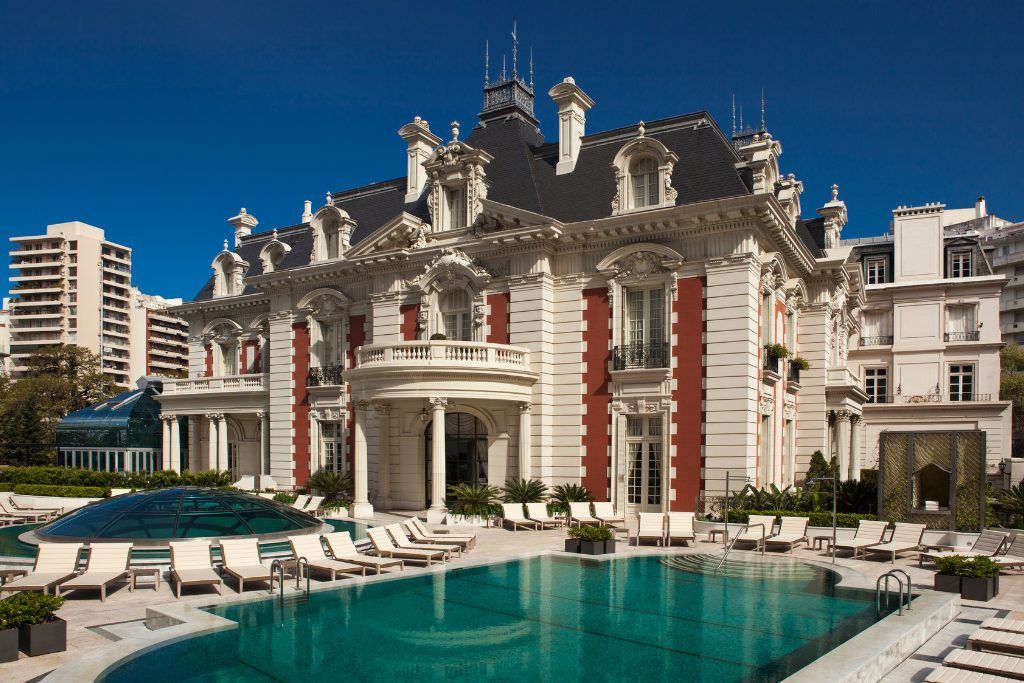 The exterior of the Four Seasons hotel in Buenos Aires.