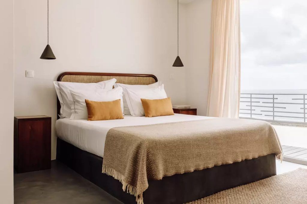One of the bedrooms at WHITE Exclusive Suites.