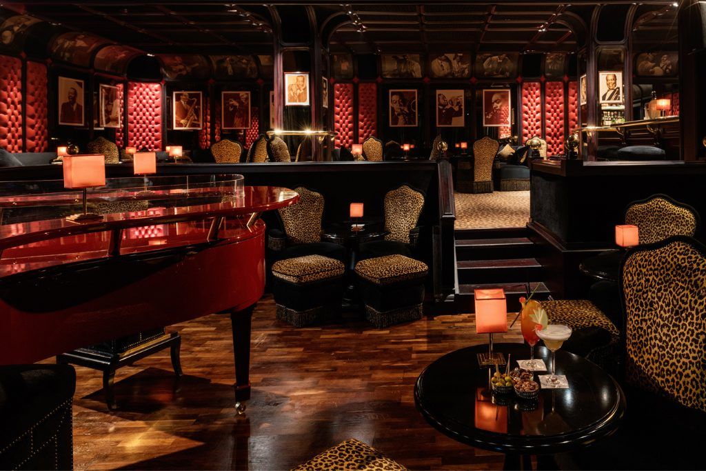 The bar at La Mamounia in Marrakech.