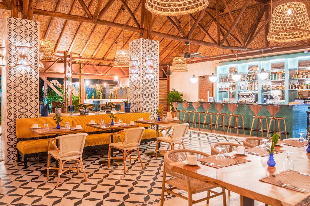 One of the restaurants at Nayara Gardens in Arenal, Costa Rica.