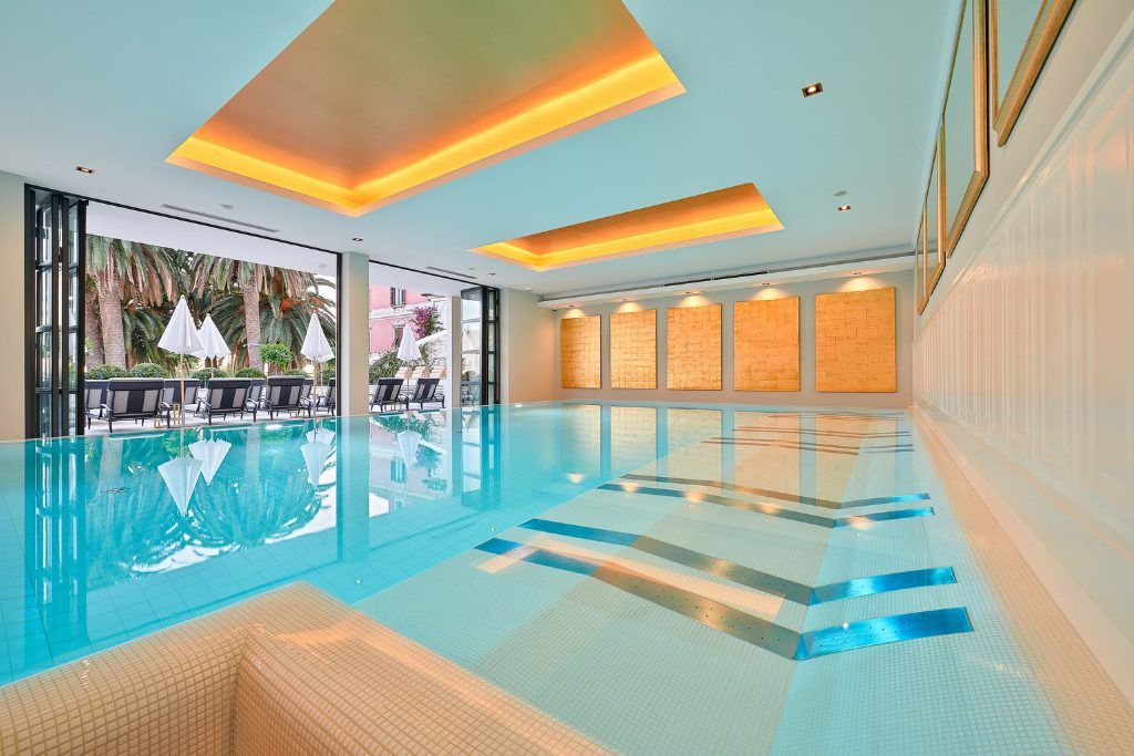 The indoor pool at Palace Elisabeth on Hvar Island.