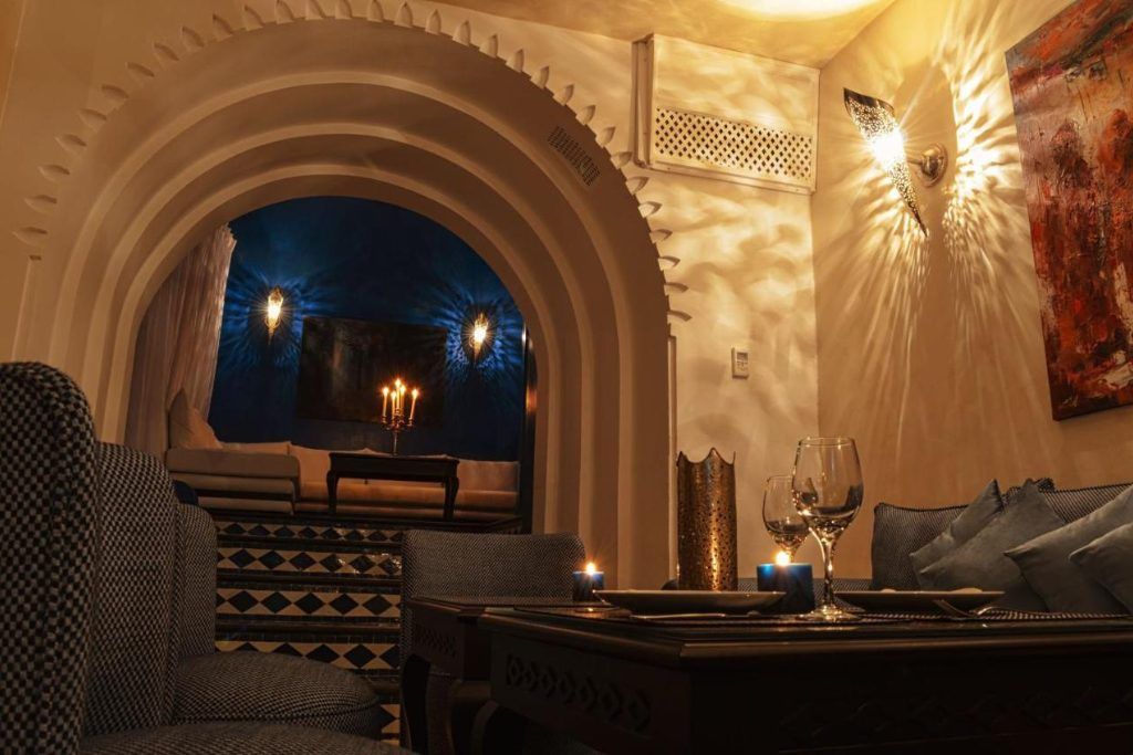 The indoor restaurant in Lina Ryad & Spa.