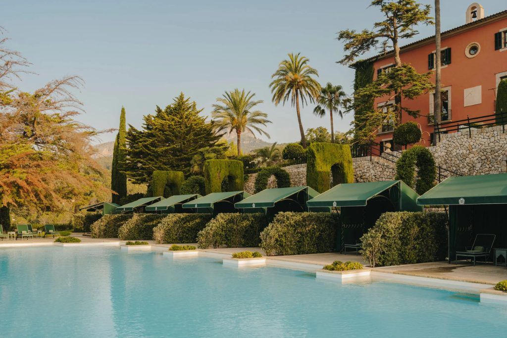 The outdoor pool at Grand Hotel Son Net.