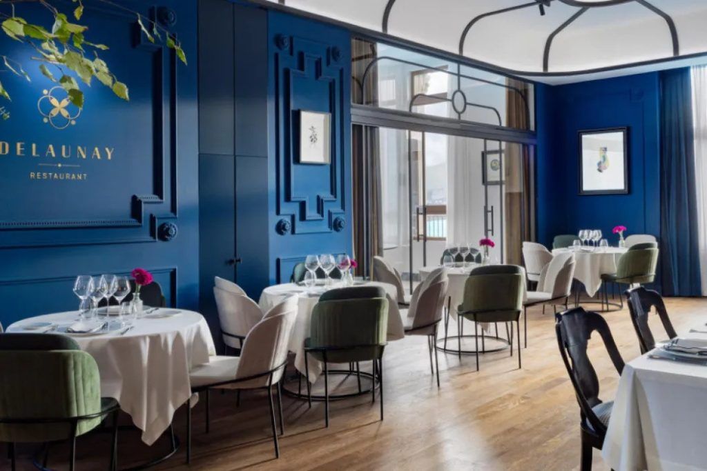 The restaurant at Palacio Arriluce.