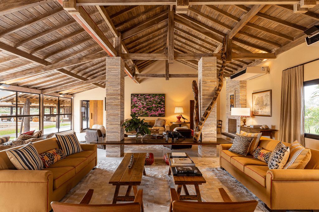 One of the common areas at Refugio Ecologico Caiman.
