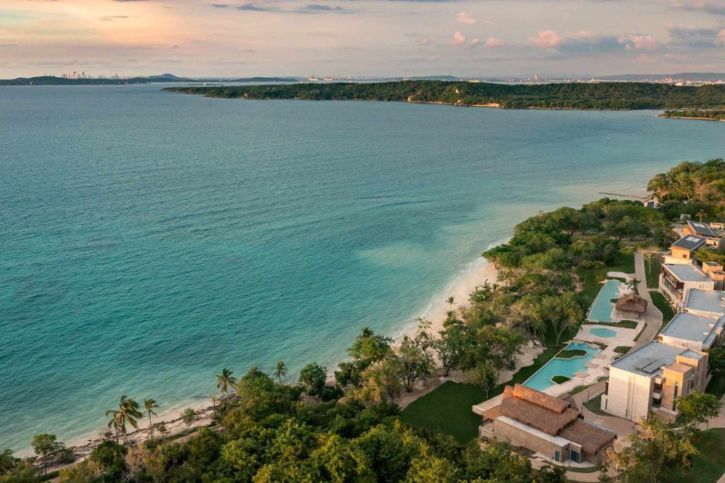 An aerial view of the Sofitel Baru Calablanca.