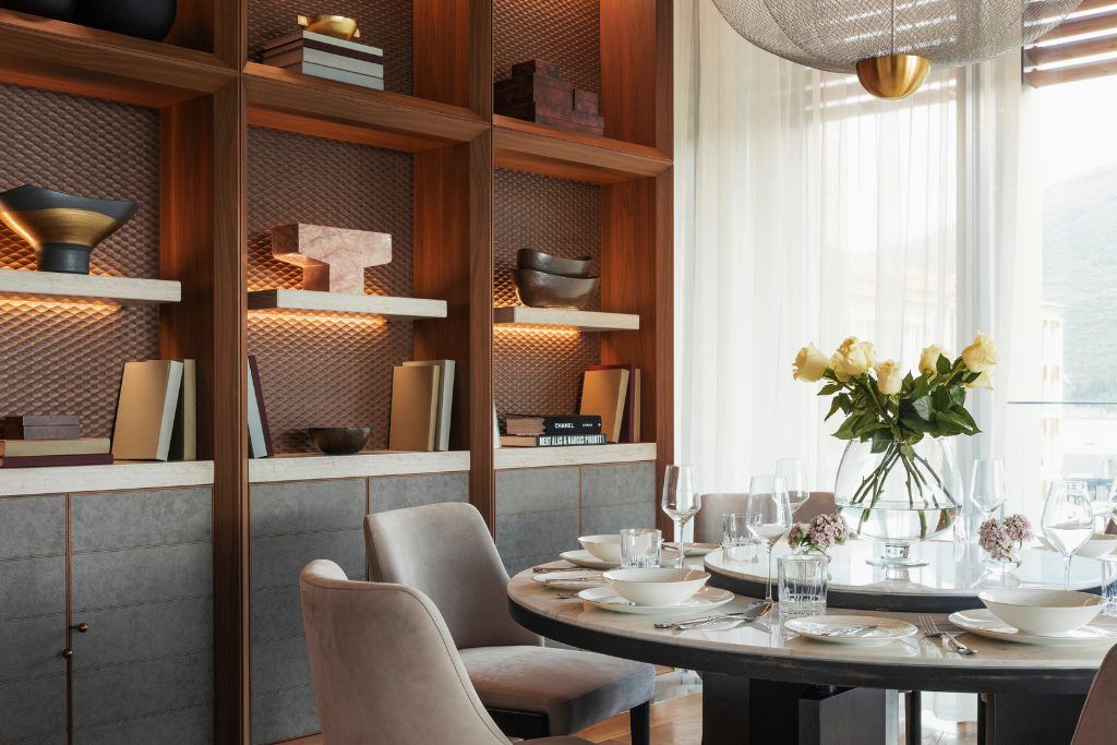 One of the dining areas at the One&Only Portonovi.