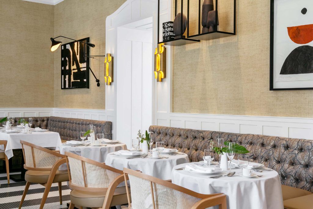One of the restaurants at the Hotel Fermai.
