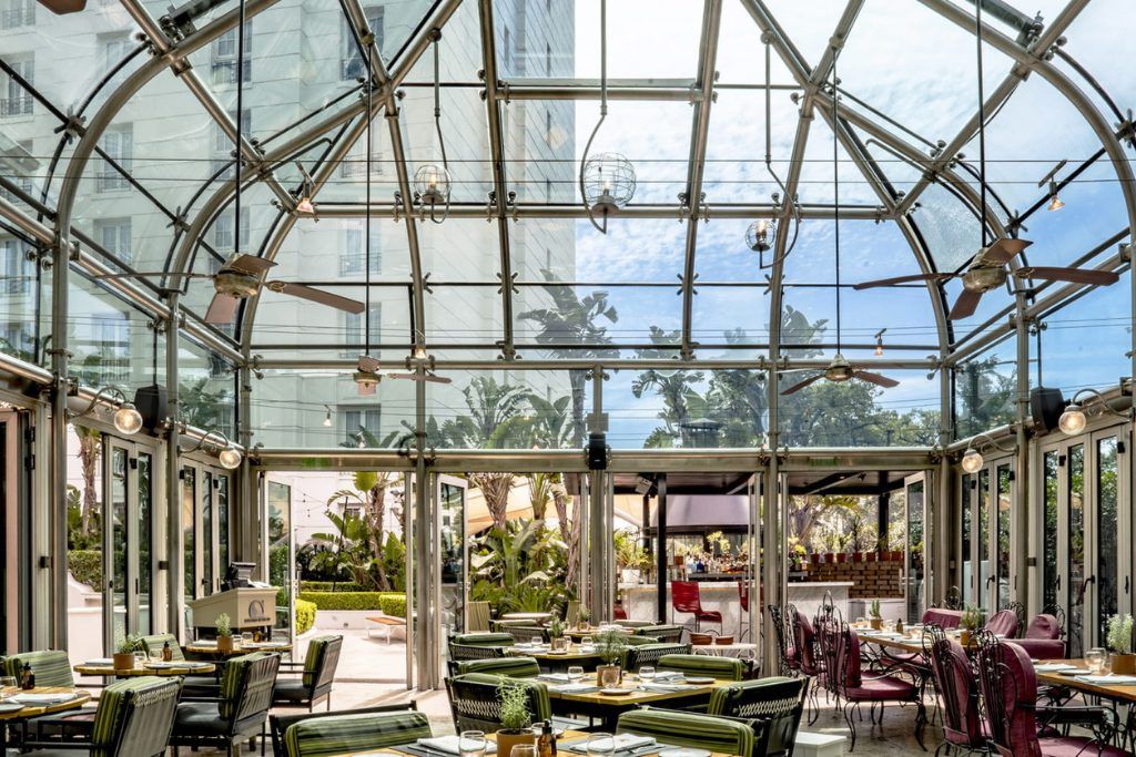 The restaurant in the Four Seasons in Buenos Aires.