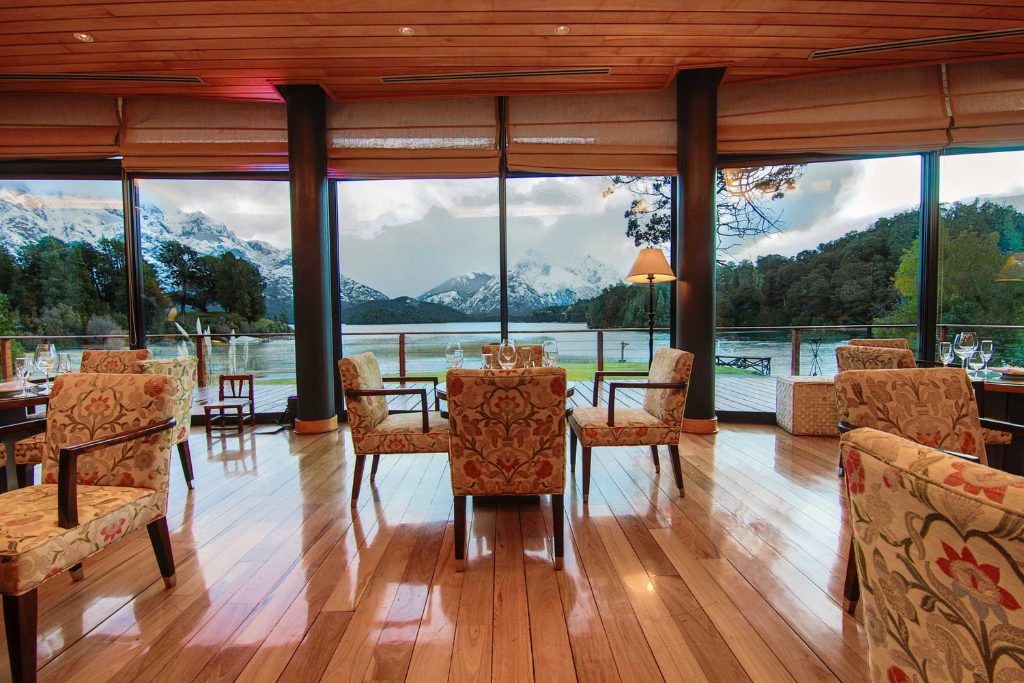 One of the common areas in the Llao Llao resort.