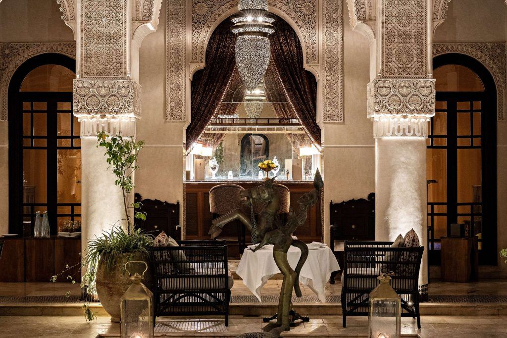 A common area in Riad Fes.