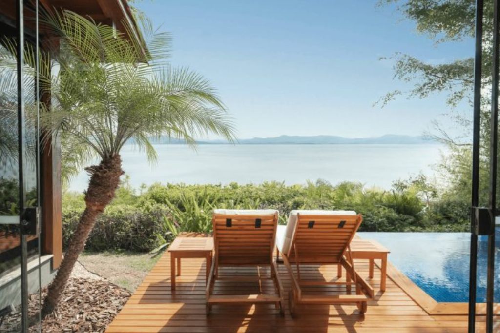 Ocean view from luxury suite in Awasi Santa Catarina