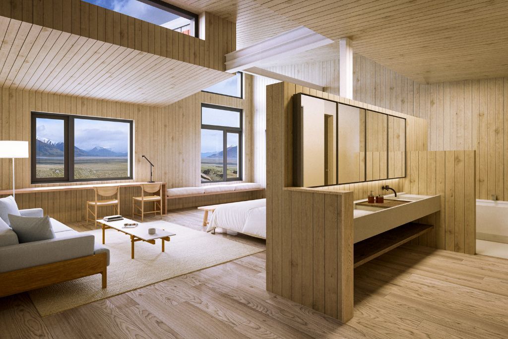 Luxury suite at Explora El Calafate, a luxury lodge in Patagonia