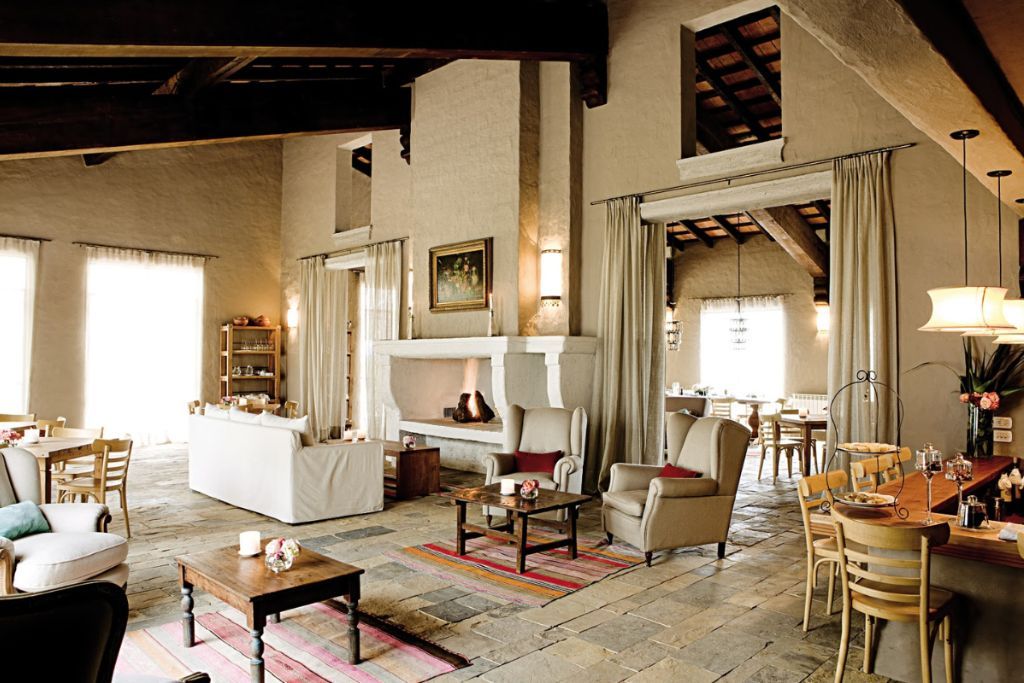 Beautiful living space at the House Of Jasmines hotel in Argentina's northwest region