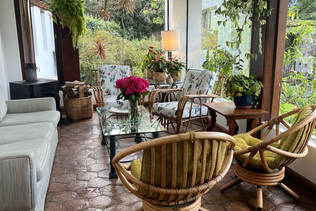 Charming living spaces at the stunning Hacienda Zuleta