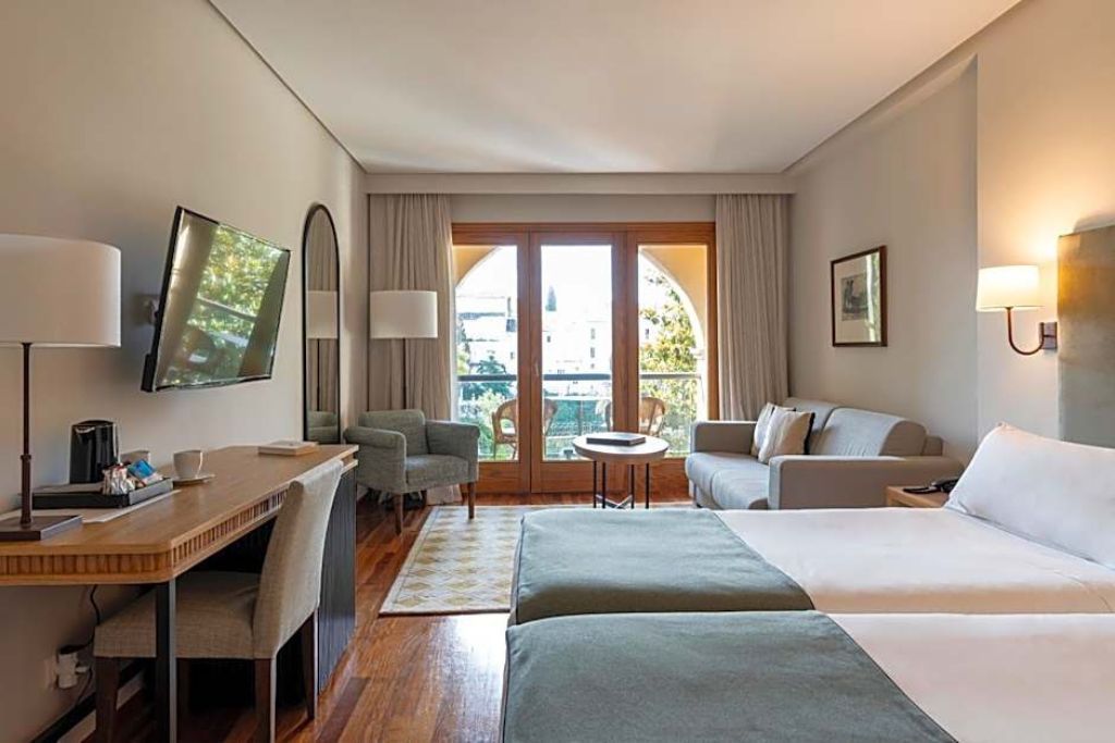 Garden view, luxury suite at Hotel Parador de Ronda